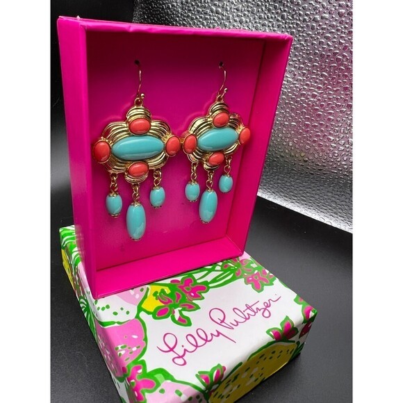 Lilly Pulitzer Bird of Paradise Earrings - Picture 3 of 4